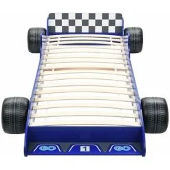 Children's Race Car Bed 90x200 Cm Blue VidaXL -Children's chairs Sales Store 13649632 3