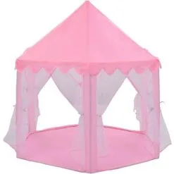 Princess Play Tent Pink VidaXL