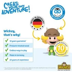 Wickey Kid's Bed, Loft Bed Crazy Circus With Slide Single Bed 90 X 200 Cm, Children's Bed - Blue -Children's chairs Sales Store 14835291 4