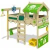 Wickey Kid's Bed, Loft Bed Crazy Jelly Canvas Cover Single Bed 90 X 200 Cm, Children's Bed - Apple Green -Children's chairs Sales Store 14835324 1
