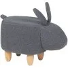 Beliani Fabric Stool Nursery Children Room Solid Wood Legs Animal Footrest Grey Bunny 2 Beliani Fabric Stool Nursery Children Room Solid Wood Legs Animal Footrest Grey Bunny -Children's chairs Sales Store 15057609 1