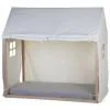Bed House Cover 150x80x140 Cm White CHILDHOME -Children's chairs Sales Store 15858223 1