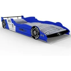 Deuba Formula 1 Car Bed 90 X 200 Cm Including Slatted Frame Bedroom Furniture