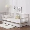 Kosy Koala Sofa Daybed WHITE 3FT SINGLE DAYBED WITH UNDER BED GUEST TRUNDLE Bedroom Bed Sofabed WITH 2 MATTRESSES -Shaker+2MATT -Children's chairs Sales Store 18677932 1