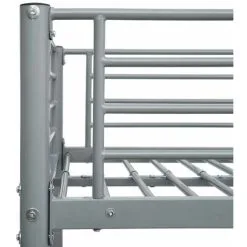 Bunk Bed Frame Grey Metal 140x200 Cm/90x200 Cm VidaXL 11 Bunk Bed Frame Grey Metal 140x200 Cm/90x200 Cm VidaXL -Children's chairs Sales Store 18752813 5
