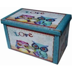 BISCOTTINI Eco- Leather Made Folding Pouf