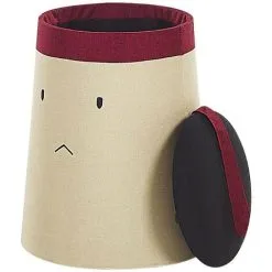 Beliani Kids Pouffe Warrior Footstool Upholstered With Storage Beige Samurai 10 Beliani Kids Pouffe Warrior Footstool Upholstered With Storage Beige Samurai -Children's chairs Sales Store 23759268 4 1