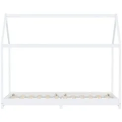 Kids Bed Frame White Solid Pine Wood 90x200 Cm VidaXL 10 Kids Bed Frame White Solid Pine Wood 90x200 Cm VidaXL -Children's chairs Sales Store 24012275 4