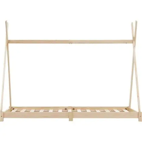 Kids Bed Frame Solid Pine Wood 70x140 Cm VidaXL 6 Kids Bed Frame Solid Pine Wood 70x140 Cm VidaXL - Image 4