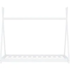 Kids Bed Frame White Solid Pine Wood 70x140 Cm VidaXL 10 Kids Bed Frame White Solid Pine Wood 70x140 Cm VidaXL -Children's chairs Sales Store 24730505 4