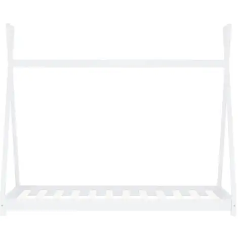 Kids Bed Frame White Solid Pine Wood 70x140 Cm VidaXL 6 Kids Bed Frame White Solid Pine Wood 70x140 Cm VidaXL - Image 4