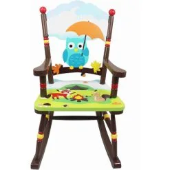 Teamson Kids Fantasy Fields Childrens Enchanted Woodland Kids Wooden Rocking Chair TD-11738A -Children's chairs Sales Store 25088642 4