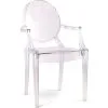 Privatefloor Children Armchair Louis XiV Design Transparent Transparent PC, PP -Children's chairs Sales Store 25788085 1
