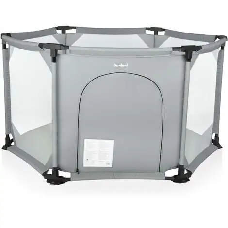 Playpen Giocco Light Grey Baninni 3 Playpen Giocco Light Grey Baninni