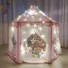 Livingandhome Children Kids Play Tent Fairy Princess Girls Hexagon Playhouse Mesh 1 Livingandhome Children Kids Play Tent Fairy Princess Girls Hexagon Playhouse Mesh -Children's chairs Sales Store 28269477 1