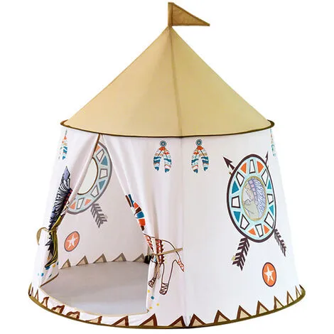 Livingandhome Children Girls Princess Indian Teepee Tent Playhouse 3 Livingandhome Children Girls Princess Indian Teepee Tent Playhouse