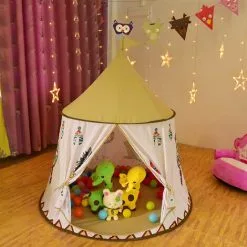 Livingandhome Children Girls Princess Indian Teepee Tent Playhouse 9 Livingandhome Children Girls Princess Indian Teepee Tent Playhouse -Children's chairs Sales Store 28269480 4