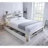 Bedmaster Fabio Wooden Bed White Double -Children's chairs Sales Store 29191404 1