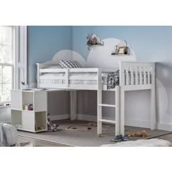 Bedmaster Milo Sleep Station Desk Storage Kids Bed White -Children's chairs Sales Store 29191417 3
