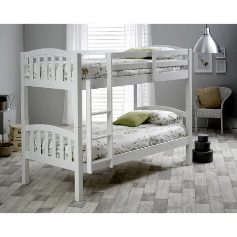 Bedmaster Mya Bunk Bed White 3 Bedmaster Mya Bunk Bed White