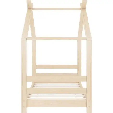 Devenirriche Kids Bed Frame Solid Pine Wood 70x140 Cm 5 Devenirriche Kids Bed Frame Solid Pine Wood 70x140 Cm - Image 3