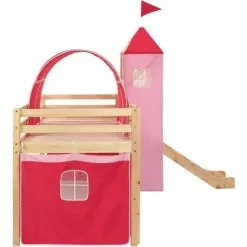 ZOOMIEKIDS Hardyston European Single Mid Sleeper Bed With Curtain By Zoomie Kids 9 ZOOMIEKIDS Hardyston European Single Mid Sleeper Bed With Curtain By Zoomie Kids -Children's chairs Sales Store 32363733 3