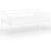 Sofa Bed Frame White Metal 90x200 Cm VidaXL -Children's chairs Sales Store 32625800 1