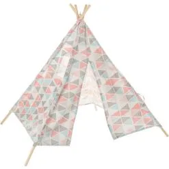 Drillpro Play Tent Teepee Kids Play House Indoor Sleeping Multicolor