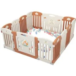 Children's chairs Sales Store 19 FAMIHOLLD Sukko 14 Panel Baby Playpen Safety Play Yard Home Indoor Outdoor