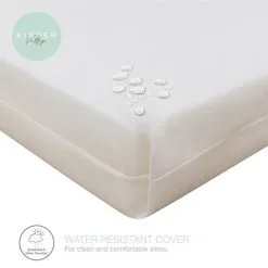 Kinder Valley Sydney Toddler Bed With Kinder Flow Mattress Washable Water Resistant Cover | Kids Bed And Children's Bed - White -Children's chairs Sales Store 44651504 4