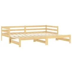 Pull-out Day Bed Solid Pinewood 2x VidaXL -Children's chairs Sales Store 47747431 5