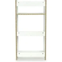 Leomark White Wooden Bookcase - 3 Shelves - Owls 7 Leomark White Wooden Bookcase - 3 Shelves - Owls -Children's chairs Sales Store 51194618 3