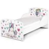 Leomark Wooden Bed For Children With A 140/70 Mattres. Unicorn UV Print. -Children's chairs Sales Store 51194638 1