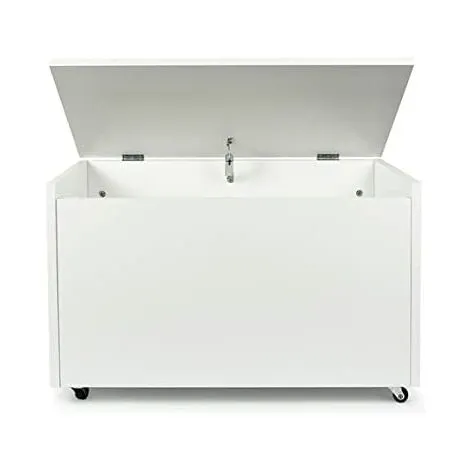 Leomark Large Wheeled Wooden Toy Box For With Stool Seat - Owls 4 Leomark Large Wheeled Wooden Toy Box For With Stool Seat - Owls - Image 2