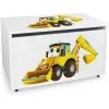 Leomark Large Wheeled Wooden Toy Box For With Stool Seat - Mr Digger 2 Leomark Large Wheeled Wooden Toy Box For With Stool Seat - Mr Digger -Children's chairs Sales Store 51194654 1