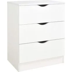 Leomark White Chest Of Drawers - ROMA