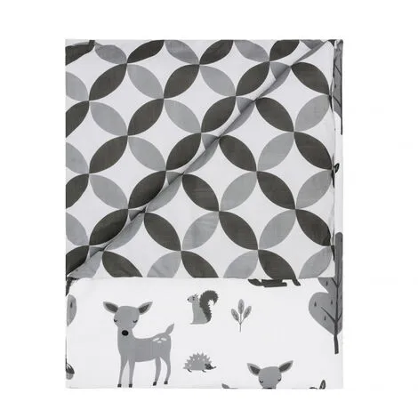 Kinder Valley 7 Piece Sydney Grey Toddler Bed Bundle With Kinder Flow Mattress Woodland Tales Bedding Set | Kids Bed And Children's Bed 6 Kinder Valley 7 Piece Sydney Grey Toddler Bed Bundle With Kinder Flow Mattress Woodland Tales Bedding Set | Kids Bed And Children's Bed - Image 4