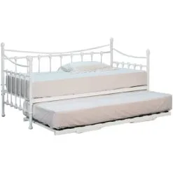 COMFY LIVING 3ft Metal Day Bed With Or Without Trundle