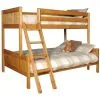 COMFY LIVING Wooden Triple Bunk Bed In Caramel -Children's chairs Sales Store 53660852 1