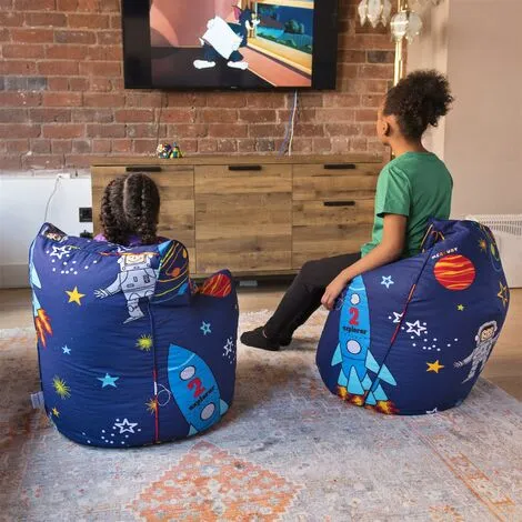 Ready Steady Bed Childrens Character Filled Beanbags Kids Bean Bag BLACK FRIDAY DEALS, Space Boy 7 Ready Steady Bed Childrens Character Filled Beanbags Kids Bean Bag BLACK FRIDAY DEALS, Space Boy - Image 5