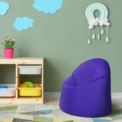 Ready Steady Bed Outdoor Kids Bean Bag Chair Indoor Comfy Seat Child's Ergonomic Durable Comfort, Purple 11 Ready Steady Bed Outdoor Kids Bean Bag Chair Indoor Comfy Seat Child's Ergonomic Durable Comfort, Purple -Children's chairs Sales Store 54386178 5