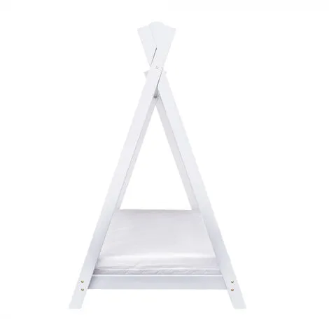 Kinder Valley Teepee Toddler Bed With Kinder Flow Mattress & Removable Washable Water Resistant Cover - White 5 Kinder Valley Teepee Toddler Bed With Kinder Flow Mattress & Removable Washable Water Resistant Cover - White - Image 3