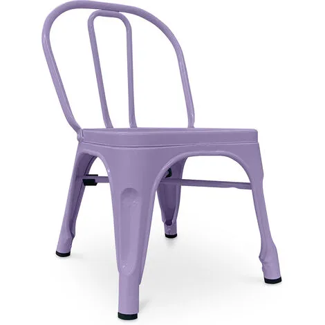 Privatefloor Stylix Kid Chair - Metal Pastel Purple Iron 3 Privatefloor Stylix Kid Chair - Metal Pastel Purple Iron