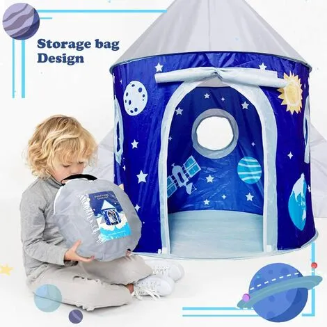 OSQI Interesting Foldable Space/Dinosaur Play Tent For Toddlers Kids - Ideal Indoor & Outdoor Gifts 4 OSQI Interesting Foldable Space/Dinosaur Play Tent For Toddlers Kids - Ideal Indoor & Outdoor Gifts - Image 2