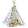SoBuy Children Play Tent Playhouse Kids Teepee Tipi With Floor Mat,OSS03-A03 -Children's chairs Sales Store 58370539 1