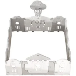 Livingandhome Foldable Baby Playpen Activity Safety Play Yard With Crawling Mat -Children's chairs Sales Store 59726773 4