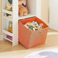 SoBuy Children Kids Bookcase Book Shelf Toy Shelf Storage Rack,KMB48-W -Children's chairs Sales Store 59941592 5