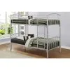 FTA FURNISHING Multi-Functional Corfu Metallic Finish Bunk Bed - (Separates Into 2 Single Beds) 2 FTA FURNISHING Multi-Functional Corfu Metallic Finish Bunk Bed - (Separates Into 2 Single Beds) -Children's chairs Sales Store 60605192 1