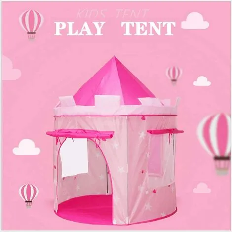 Tinor Kids Play Tents Children's Tent Pink Castle,Kids Teepee,Play Tent House,Baby Tent House,Garden Tent For Baby Play House 5 Tinor Kids Play Tents Children's Tent Pink Castle,Kids Teepee,Play Tent House,Baby Tent House,Garden Tent For Baby Play House - Image 3