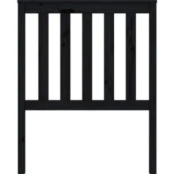 Bed Headboard Black 81x6x101 Cm Solid Wood Pine VidaXL 10 Bed Headboard Black 81x6x101 Cm Solid Wood Pine VidaXL -Children's chairs Sales Store 64466936 4